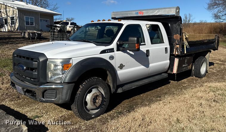 2015 Ford F550 Crew Cab dump truck - EN0093