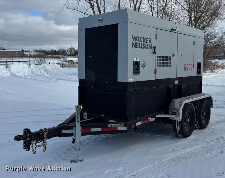 2022 Wacker Neuson G230 generator - ER0318