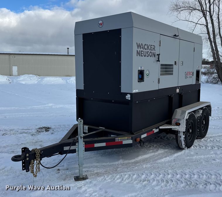 2022 Wacker Neuson G230 generator - ER0319