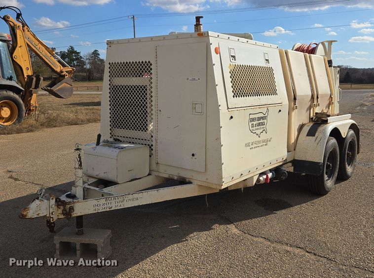 1996 Sewer Equipment CO.  sewer jetter trailer - ET5288