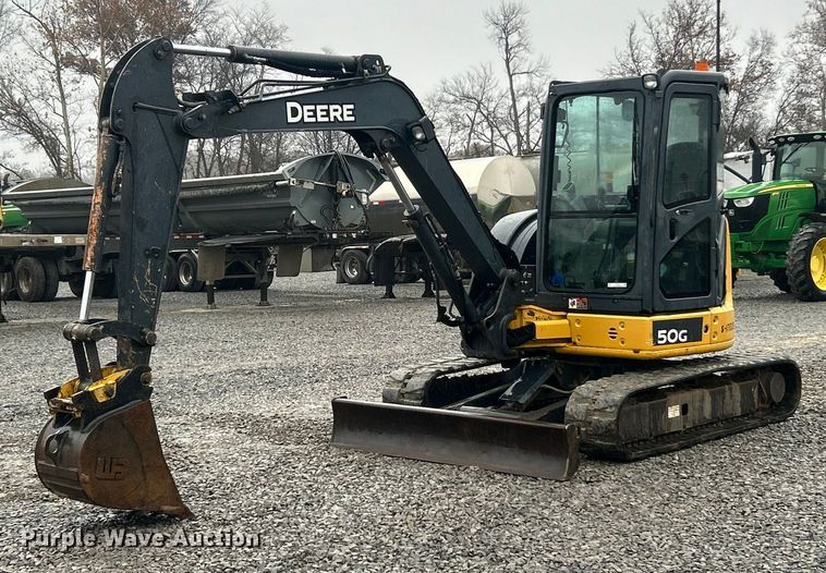 2018 John Deere 50G mini excavator - ET6676