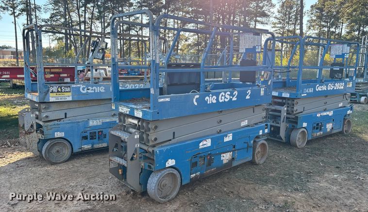 (4) Genie GS-2032 scissor lifts - ET7438
