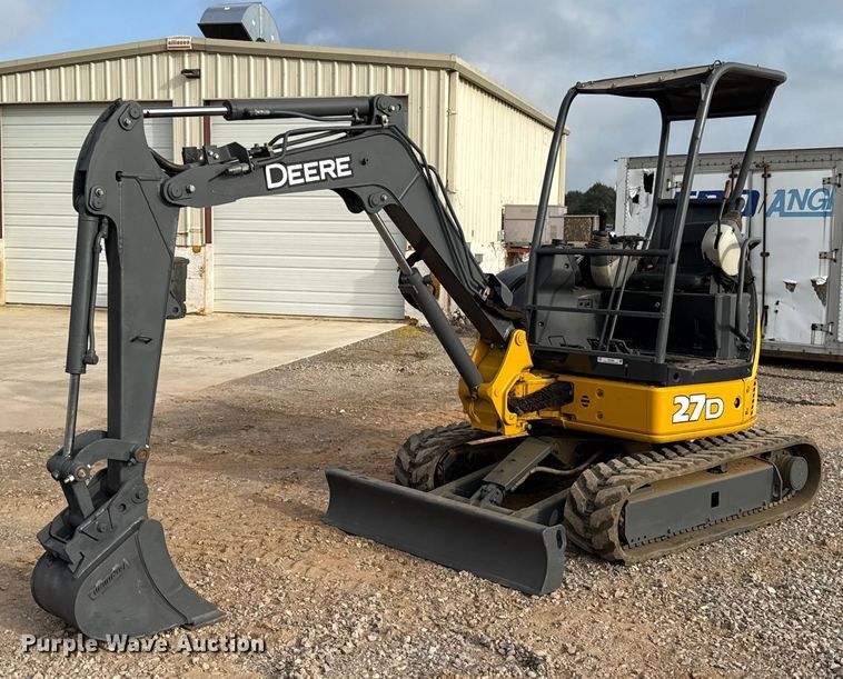 2014 John Deere 27D mini excavator - EU5066
