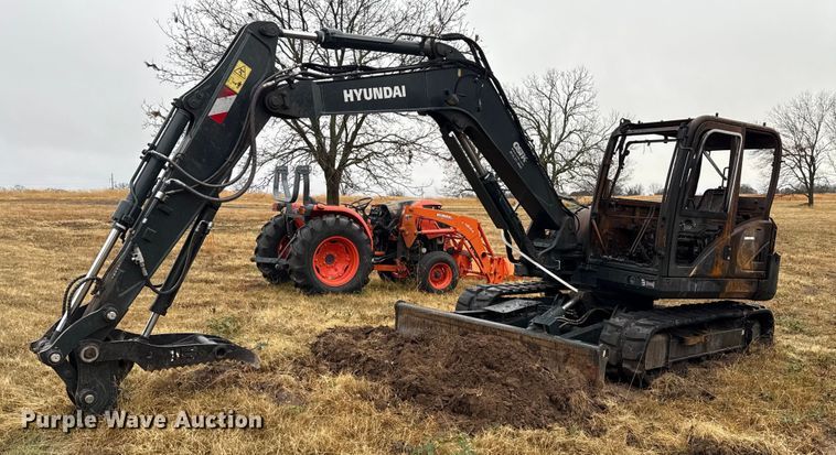 2014 Hyundai HX85A mini excavator - EU5486
