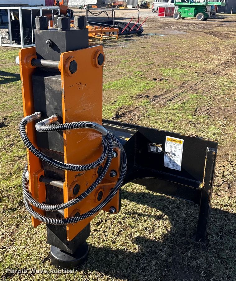 2025 Wolverine PD-12-08D skid steer post driver - EV2575