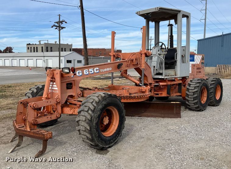 Fiat-Allis FG65C Turbo motor grader - EV3333