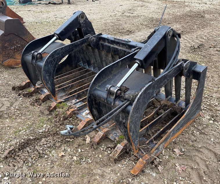 ABBOTTRG skid steer grapple bucket - EV3424