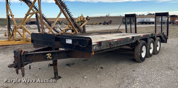 2003 Shop built equipment trailer - FG1632