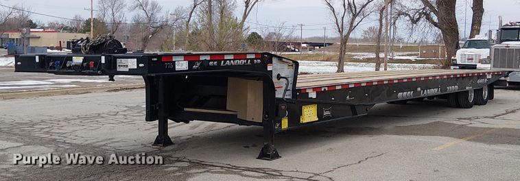 2019 Landoll 440B drop tilt deck equipment trailer - FK0736