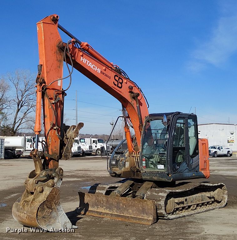 2014 Hitachi ZX135US-5N mini excavator - FK0844