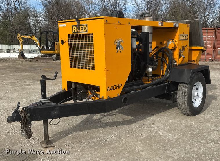2014 Reed A40HP concrete pump - NB9012