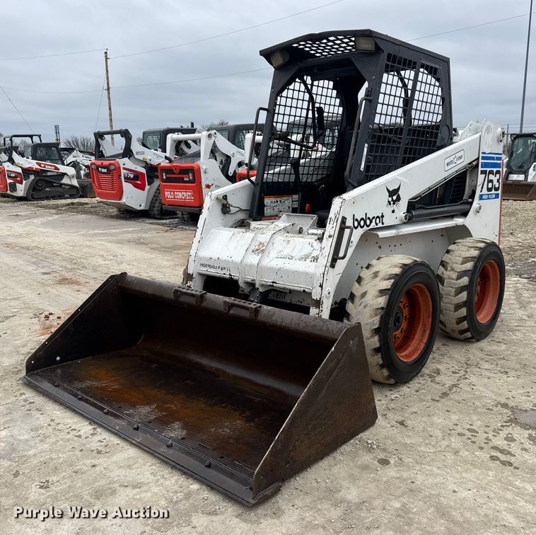 ボブ様 Bobcat 763 Skid Steer Loader For Sale | Purple Wave Auction