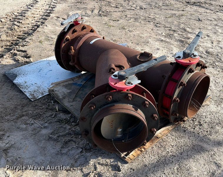 12" Y manifold with valves - NK9027