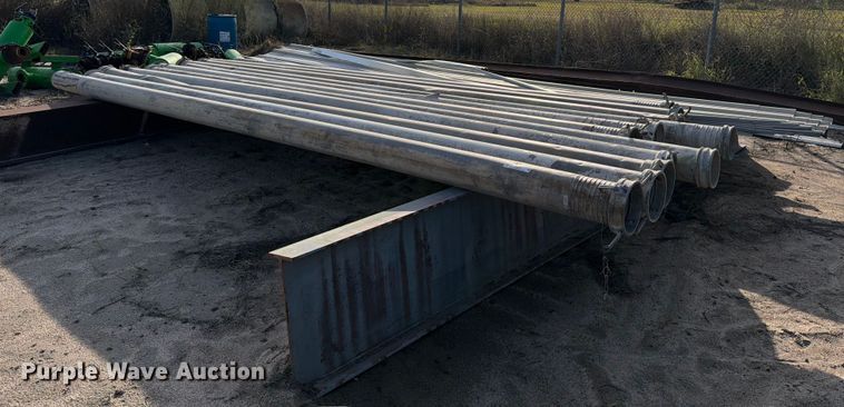 (11) 8"x 20' aluminum pipe - NK9030