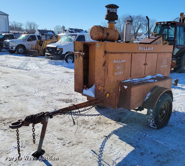 Sullair 160 GPQ air compressor - NO9820