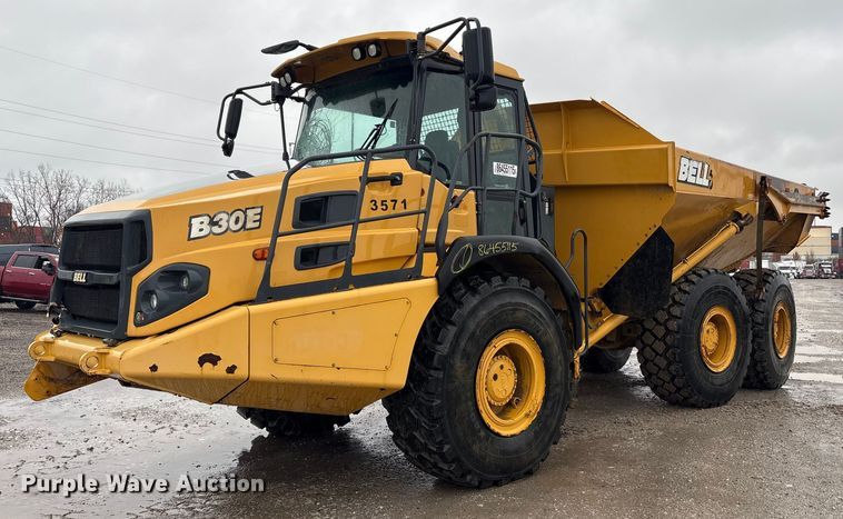 2018 Bell B30E articulated haul truck - YA1596