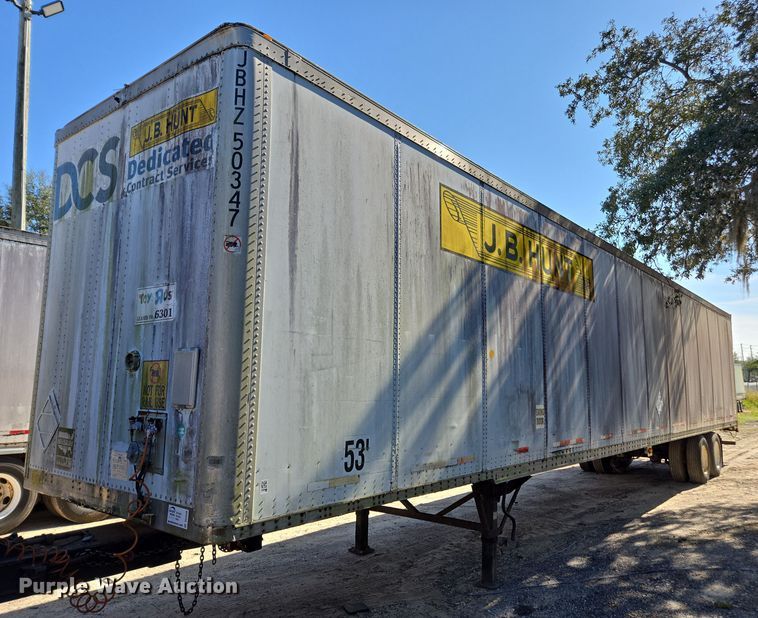 2002 Wabash dry van trailer - DU2538