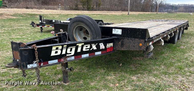 2017 Big Tex 22PH-25+5 equipment trailer - DW7353