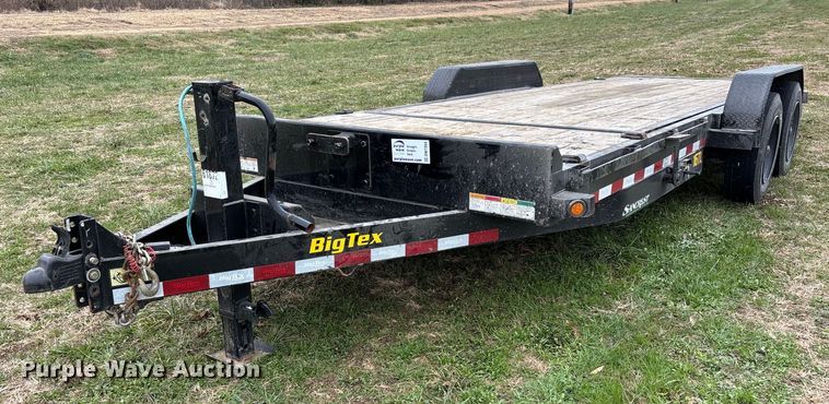 2022 Big Tex 16TL-20BK tilt deck equipment trailer - DW7354