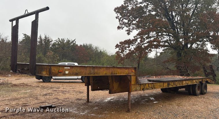 1995 Shop built drop deck equipment trailer - ET7319