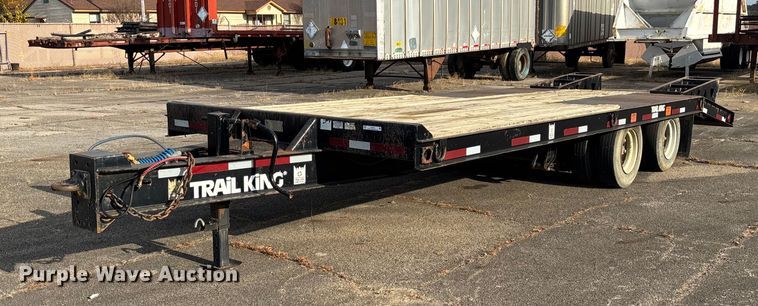 1998 Trail King TK40LP equipment trailer - EV3319