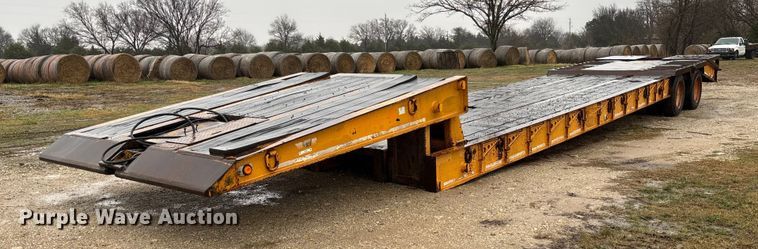 2000 ATOK lowboy equipment trailer - EV3356