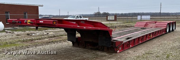 1999 Eager Beaver 50GSL/3 lowboy equipment trailer - EV3398