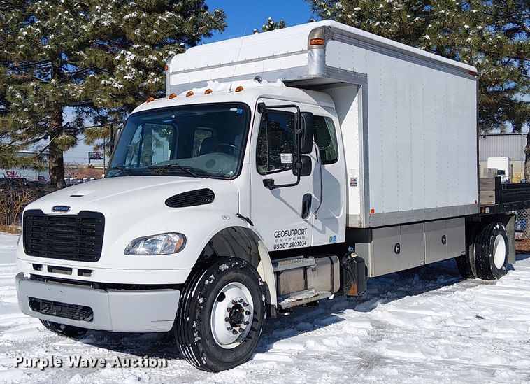 2020 Freightliner Business Class M2 Ext. Cab box / flatbed truck - FK0725