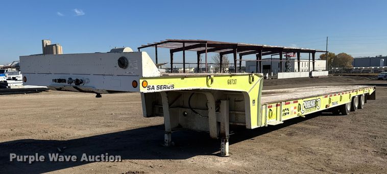 1997 Trail King SA Series drop tilt deck equipment trailer - NA9893