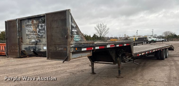 2010 Trail Master drop deck equipment trailer - NA9954