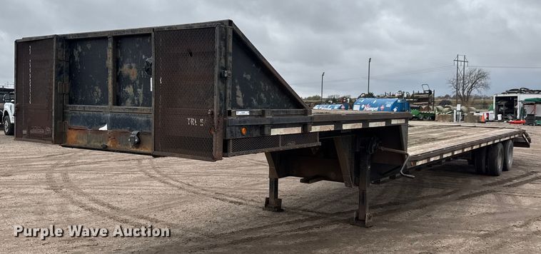 2009 Trail Master TM-53108 drop deck equipment trailer - NA9960