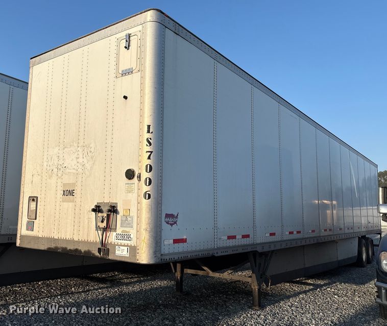 2018 Wabash DVLSHPC dry van trailer - YA1526