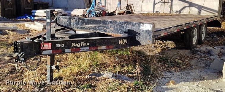 2017 Big Tex 140A equipment trailer - DT0811
