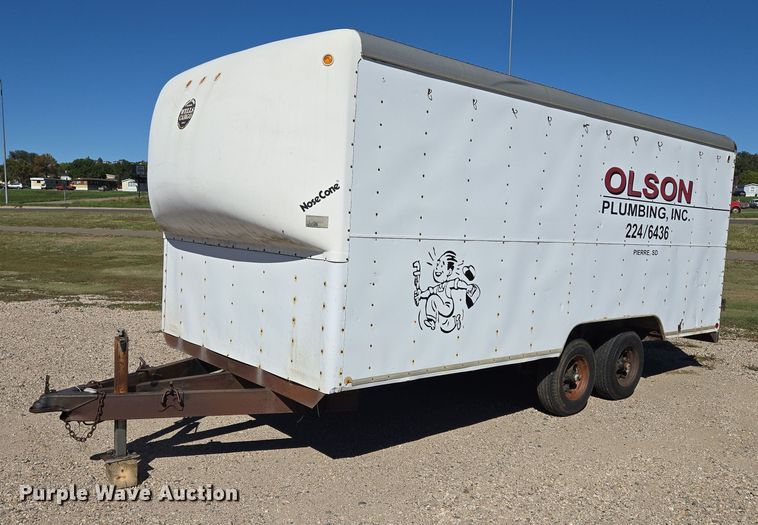 1984 Wells Cargo Express Wagon enclosed cargo trailer - DY1305