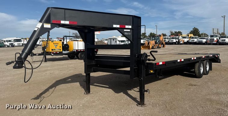 2016 Hillsboro Industries 725-2X-BT-A equipment trailer - EG1747