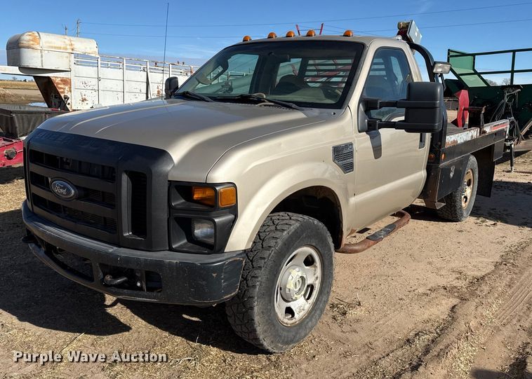 2008 Ford F350 flatbed pickup truck - EP2708