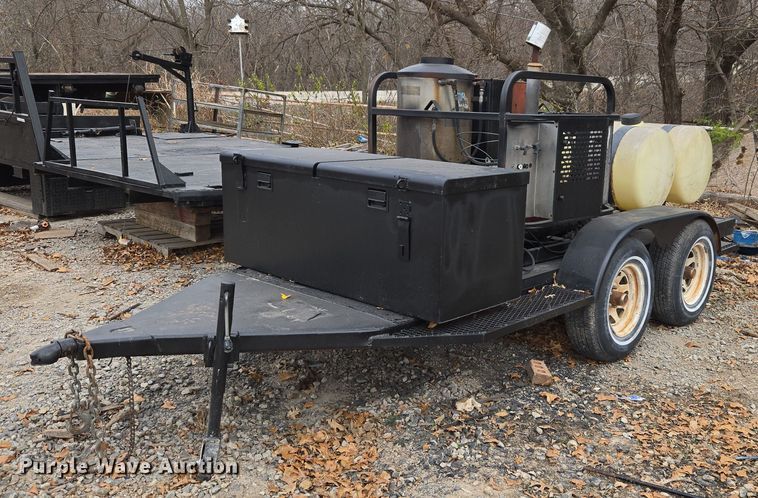 Shop Built hot pressure washer trailer - ET5464
