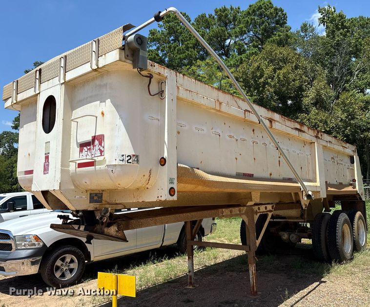 2002 Clement HL2623 end dump trailer - DY0862