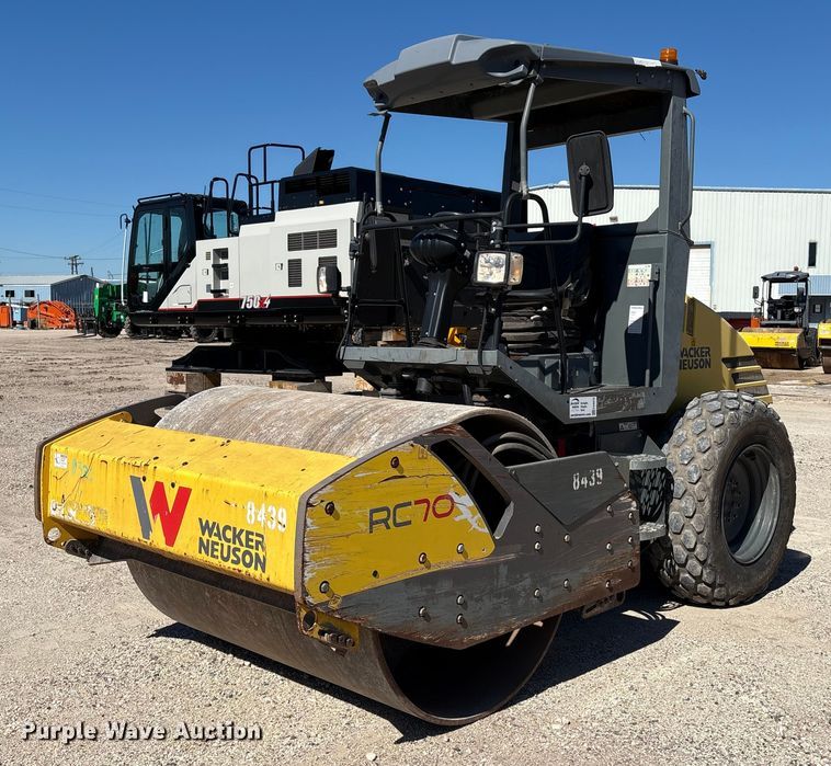 2018 Wacker Neuson RC70 single drum vibratory roller - EA6976
