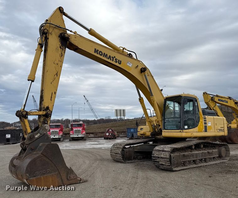 Komatsu PC300LC-6 Hydraulic Excavator For Sale | Purple Wave Auction