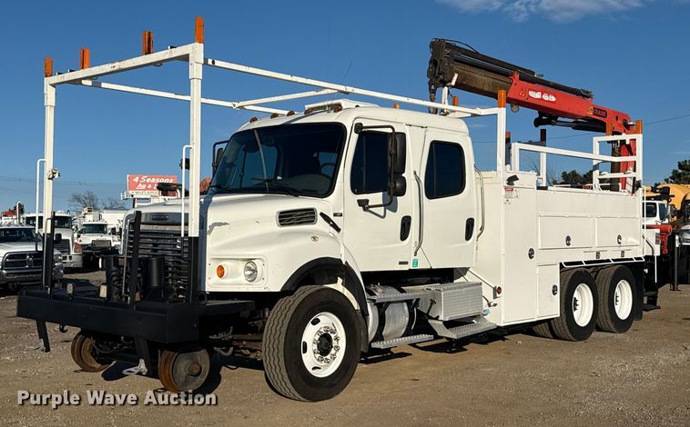 2007 Freightliner Business Class M2 crane truck - EG1824