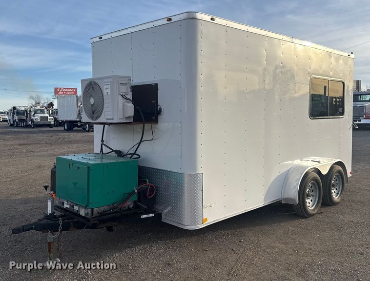 2023 Grandview Sales 7X14 TA OFFICE enclosed cargo trailer - EG1899