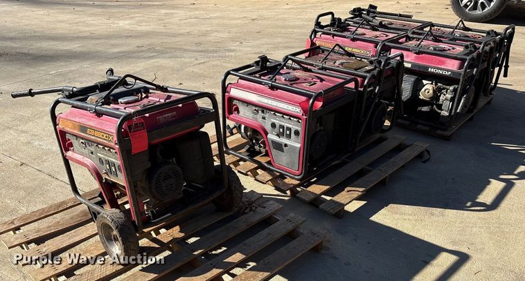 (7) Honda EB 6500X generators - EU7116