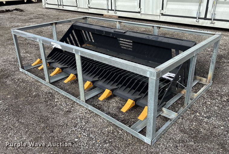 2025 LandHonor RB-14-78W skid steer rock bucket - EV3443