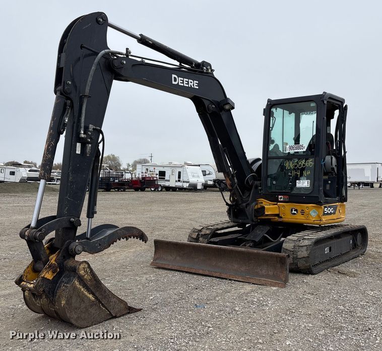 2021 John Deere 50G mini excavator - YA1713