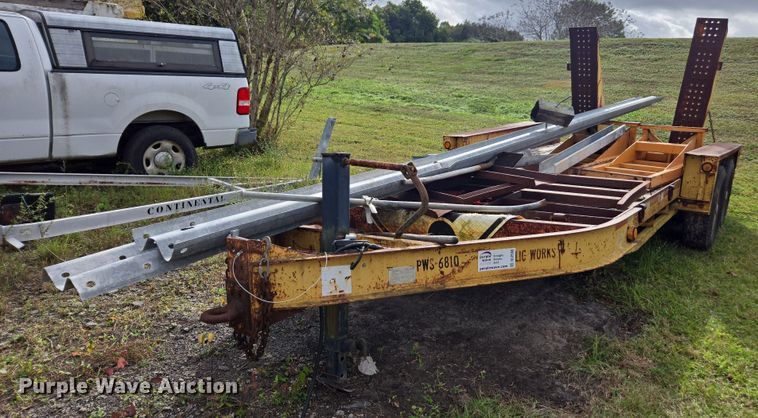 2002 Belshe WB-12 equipment trailer - DU2588