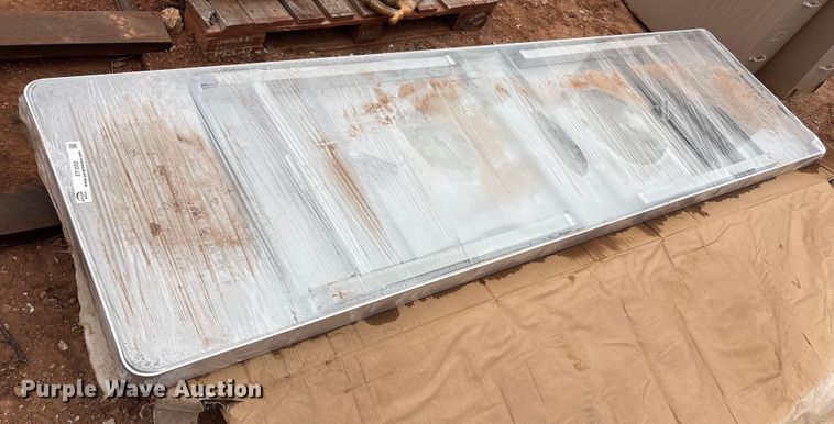 (3) aluminum tables - ET1032