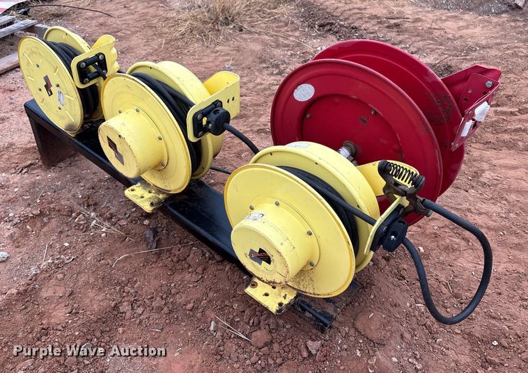 Welding lead rack with reels - ET1038