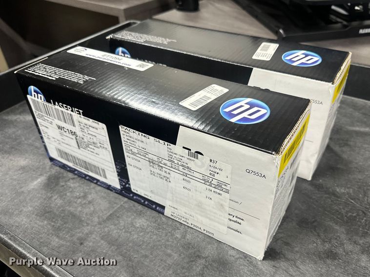 (2) HP LaserJet Q7553A cartridges - ET1094