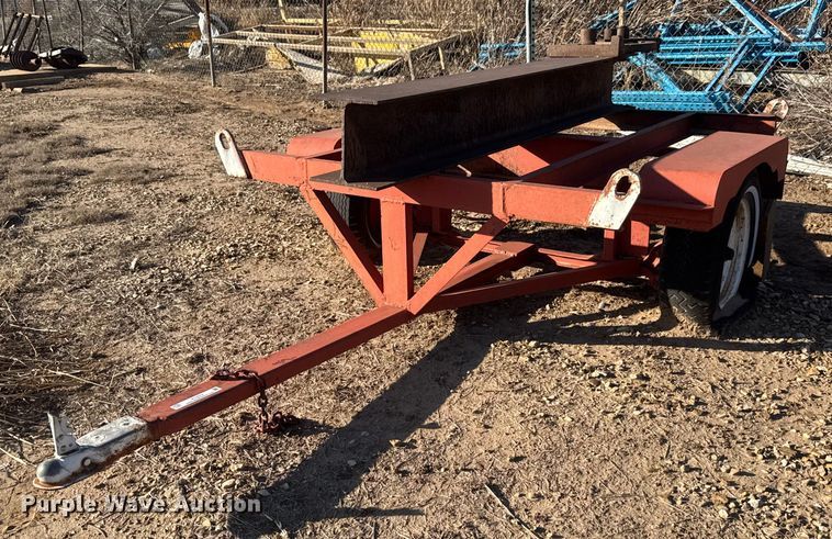 Shop built bar bending trailer - ET4073